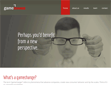 Tablet Screenshot of gamechangellc.com